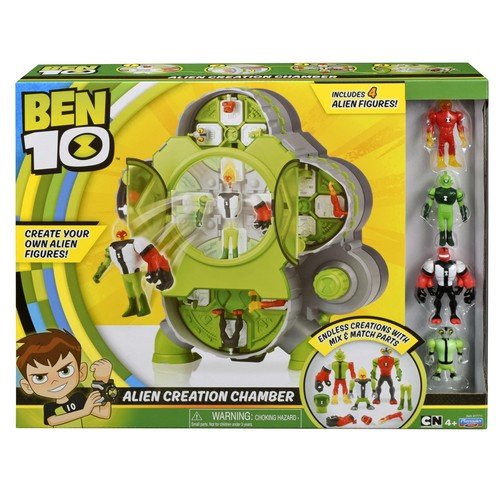 Ben 10 Camera Creare Extrateresti (4 Figurine)